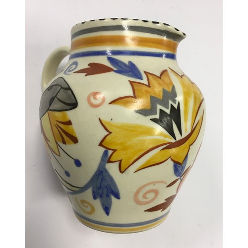 302 - Poole Pottery shape 603 ZH pattern jug 5.4