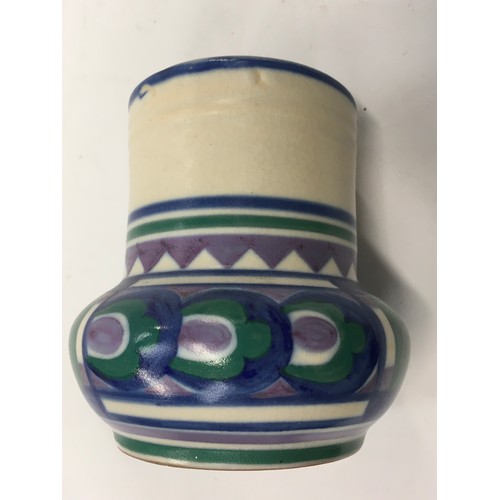 303 - Poole Pottery Carter stabler Adams BZ pattern vase 4.2