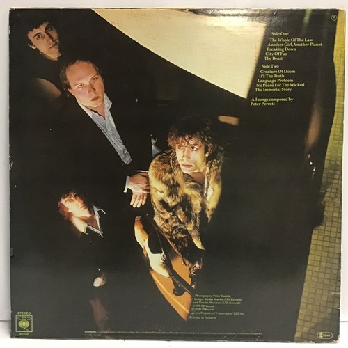 168 - THE ONLY ONES - SELF TITLED LP RECORD. From 1978 on this Holland press Sunburst CBS 82830. Found in ... 