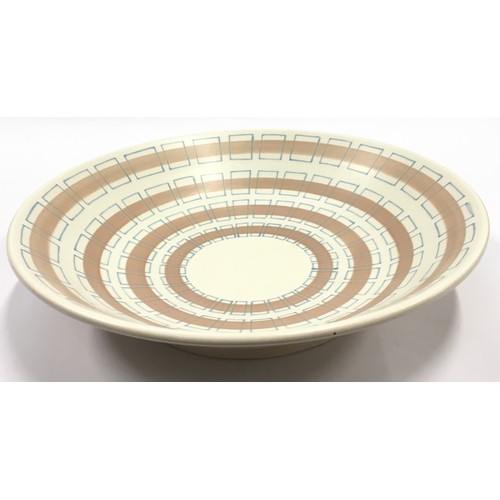 344 - Poole Pottery Freeform large PJB pattern bowl/charger 12.8