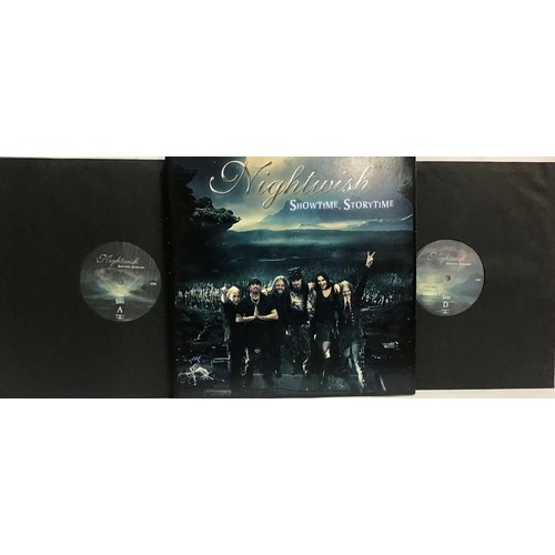 132 - NIGHTWISH VINYL DOUBLE LP 'SHOWTIME STORYTIME'. Made in Germany IN 2013 this double gatefold sleeve ... 