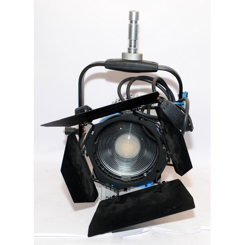 4 - Arri L7-C fresnel lens fully tune-able white light source with fitted barn doors