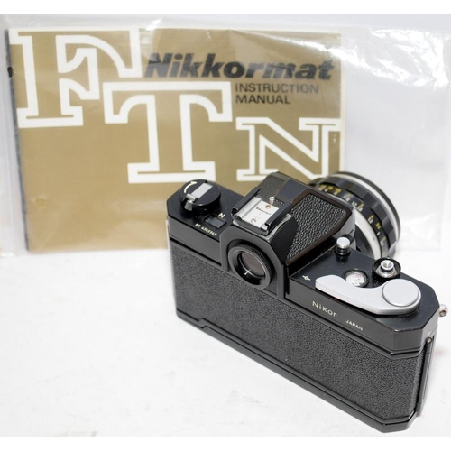 8 - Vintage Nikor Nikkormat FT N 35mm SLR camera. Shutter fires freely through various settings and film... 