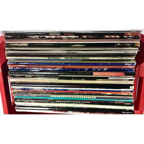 177 - BOX OF ROCK / POST METAL / HARDCORE VINYL LP RECORDS. Lots of various unusual artists here to includ... 