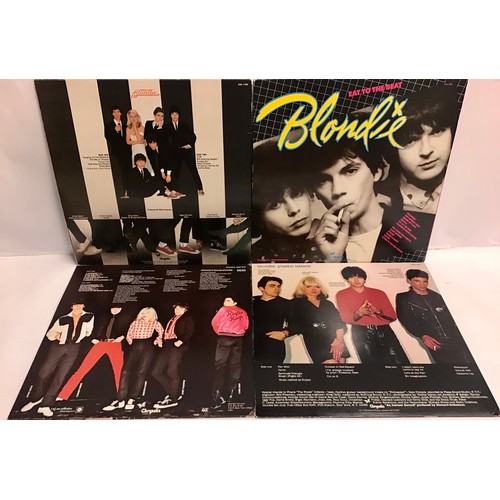 142 - BLONDIE / DEBBIE HARRY VINYL LP RECORDS X 4. Selection of albums here to include - Parallel Lines - ... 