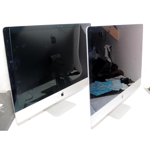 75 - 2 x Apple iMac's model ref: A1419. Untested though removed from a working environment. Nb. These hav... 