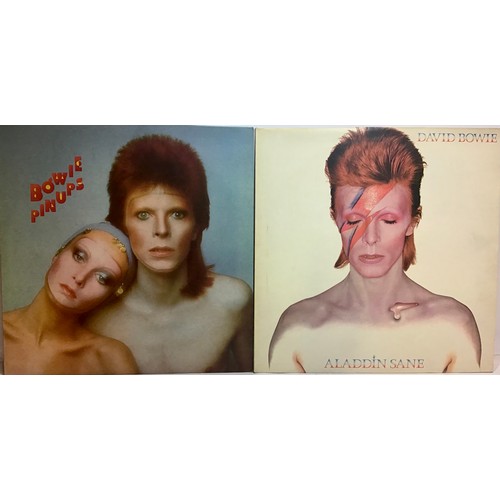 358 - DAVID BOWIE VINYL ALBUMS X 2. ‘Pin Ups’ on Orange Label RCA RS1003 from 1973 with insert followed by... 