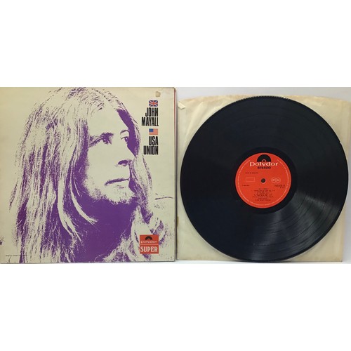 357 - JOHN MAYALL LP RECORD ‘USA UNION’. Polydor 2425020 album from 1970 here found in VG+ condition. Gate... 