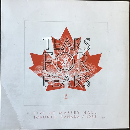 354 - TEARS FOR FEARS - LIVE AT MASSEY HALL - 2LP VINYL. Record Store Day release from 2021 UK/EU limited ... 