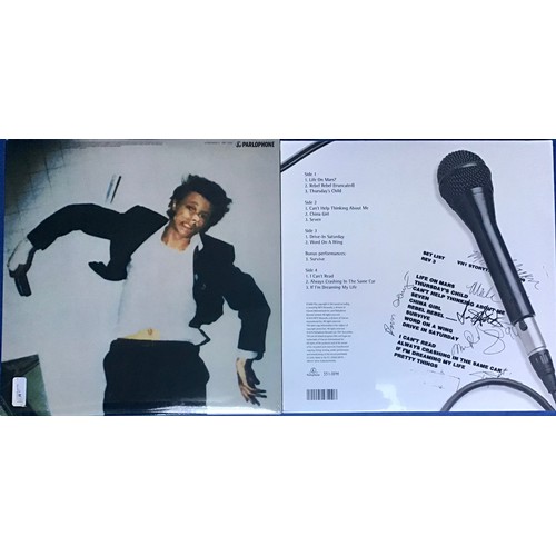 350 - FACTORY SEALED DAVID BOWIE VINYL LP’S. Here we find 2 Albums Factory sealed entitled - Lodger on Par... 