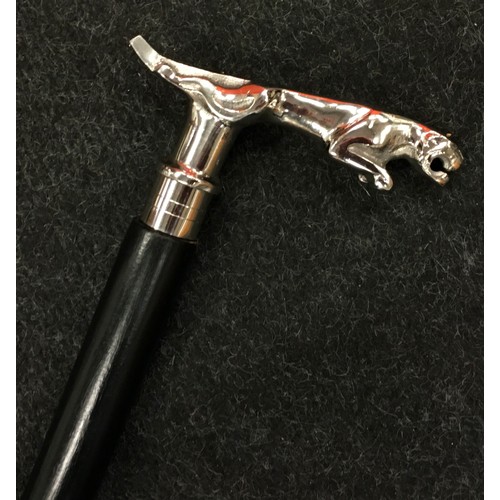 16 - Jaguar walking stick.