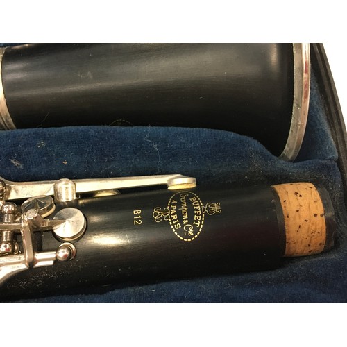 140 - Crampon & Cie B12 Buffet clarinet in case.