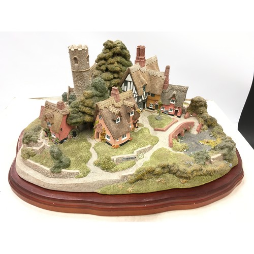 60 - Lilliput Lane Saxham  St Edmunds large limited edition model of 4500. Comes with original box but no... 