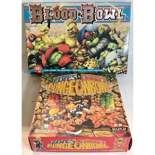 3 - 2 vintage Games Workshop Games. Here we have Five Dwarfs Dungeonbowl and Blood bowl. These are both ... 