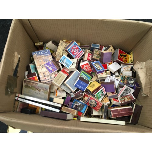 74 - Large collection of vintage advertising matchboxes some still sealed.