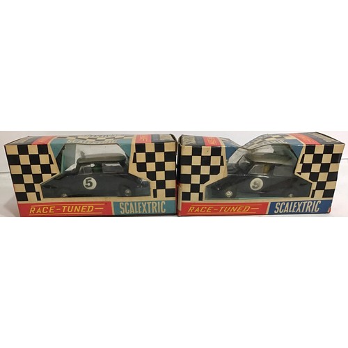 5 - Vintage Scalextric Grand Prix 50 Set with 2 boxed A/270 hand controllers and 2 boxed C7 Rally Mini C... 