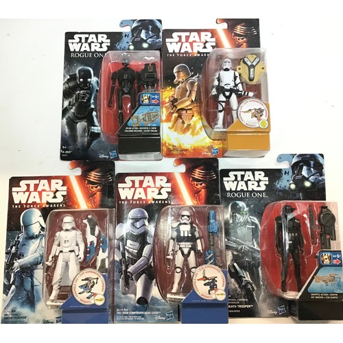 6 - 5 x modern factory sealed Star Wars figures and accessory packs. To include - Deathtrooper - Snowtro... 