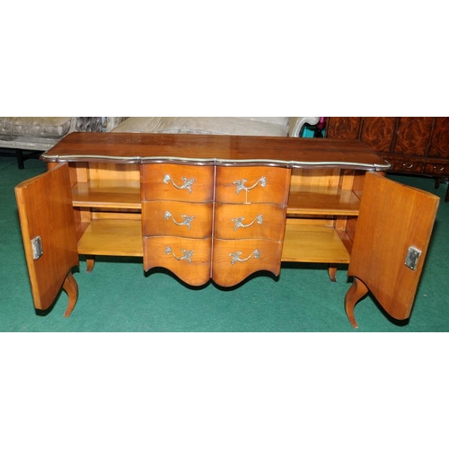 481 - A retro style French hardwood sideboard in the Louis Phillipe style, designed by Galip Kaynar, Grang... 