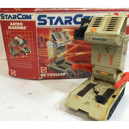 10 - Nice bundle of 1980’s Starcom boxed Mattel action toys. We have a Starbase Station - Shadow Raider -... 