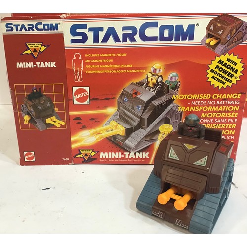 10 - Nice bundle of 1980’s Starcom boxed Mattel action toys. We have a Starbase Station - Shadow Raider -... 