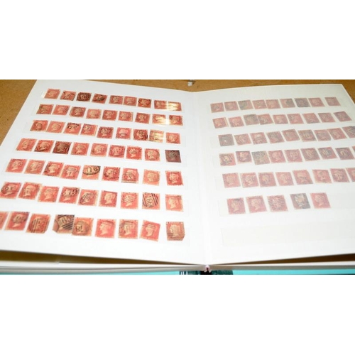 257 - Stamps: Stockbook containing 457 Penny Reds c/w good Victorian and George V stamps