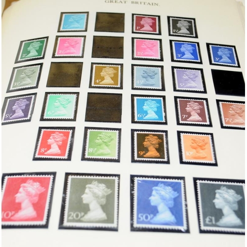 259 - Stamps: 2 x Windsor albums GB 50's, 60's and 70's definitives, commemoratives and four suppliments