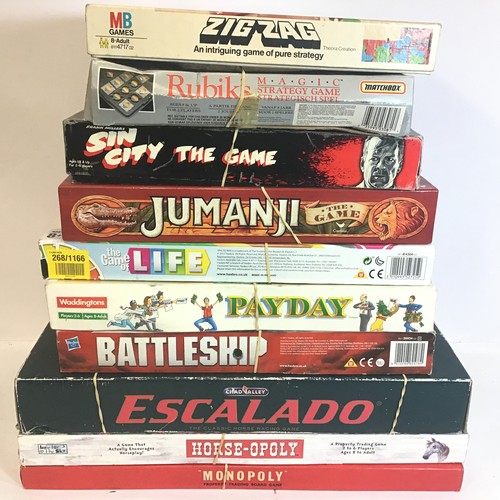 26 - Selection of various board games found here in great conditions. To include Monopoly - Sin City - Zi... 