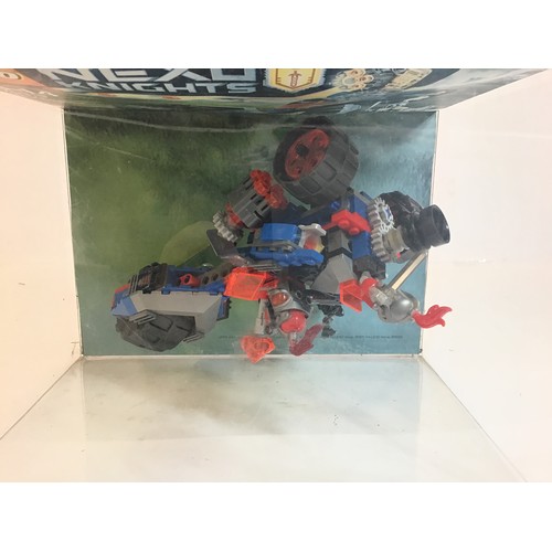 27 - LEGO Ex Shop Display Case With Lego Nexo Knights 70319 Macy’s Thunder Mace Set.
Condition is Used - ... 