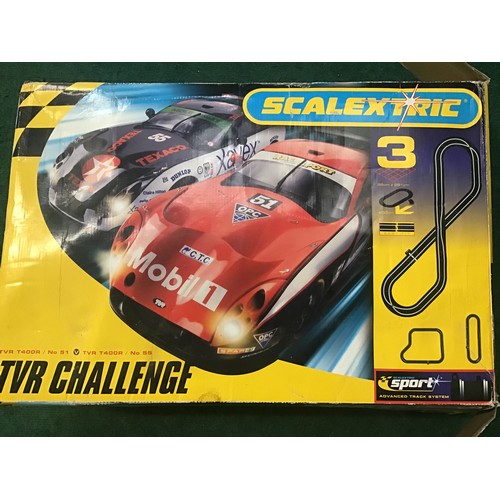 34 - Great collection of 4 boxes of Scalextric. Not checked but each set contains cars and are titled - L... 