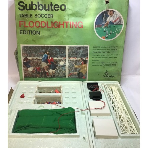 35 - Various boxes of Subbuteo football games x 4 boxes. contents not checked.