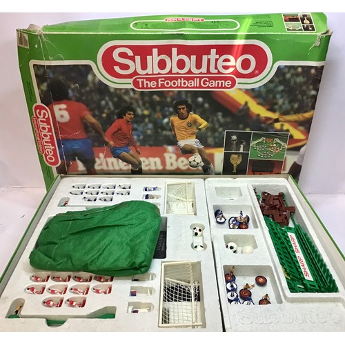 35 - Various boxes of Subbuteo football games x 4 boxes. contents not checked.