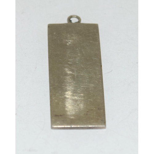 409 - 925 silver H/M ingot 17g