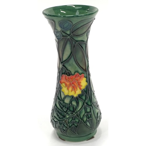 187 - Moorcroft Sally Tuffin Rain Forest vase 1994. Tubeliner Marie Penkethman. Paintress Julie Dolan. 5