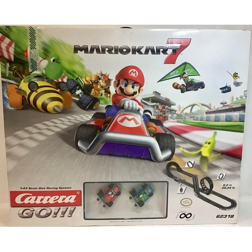 43 - CARRERA Go! Mario Kart 7 Slot Car Track Set 62318 1:43 scale Nintendo. Still sealed.