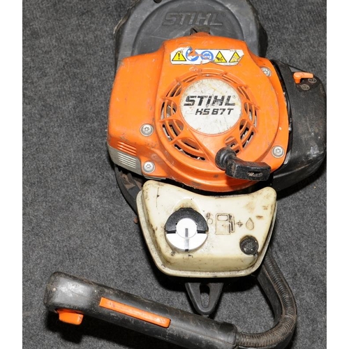 395 - Stihl HS87T petrol hedge trimmer