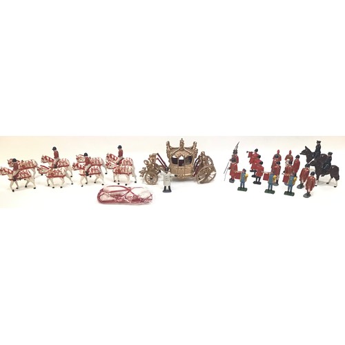 44 - Super set of Timpo Coronation Set in original box along with a large amount of lead hand painted sol... 