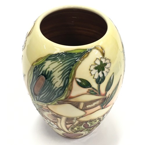 195 - Moorcroft Debbie Hancock Underwood vase 1998. Limited edition 16/350. Tubeliner Sarah Pendlebury. Pa... 