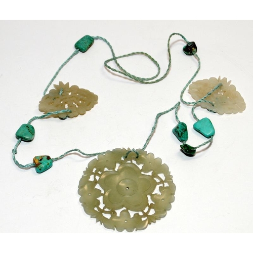 379 - Collection of Jade and Agate jewellery.