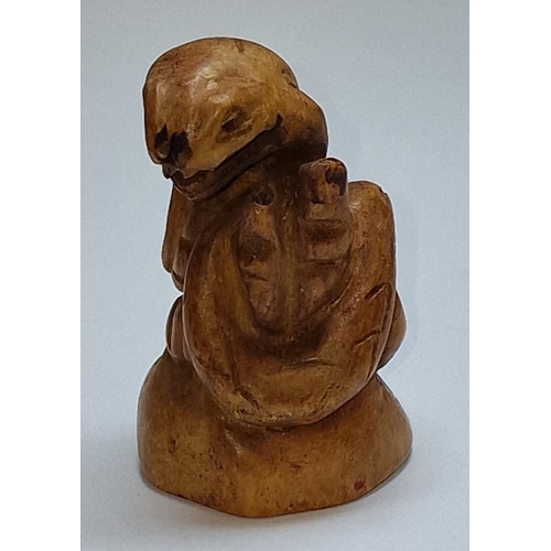 208 - A Netsuke snake.