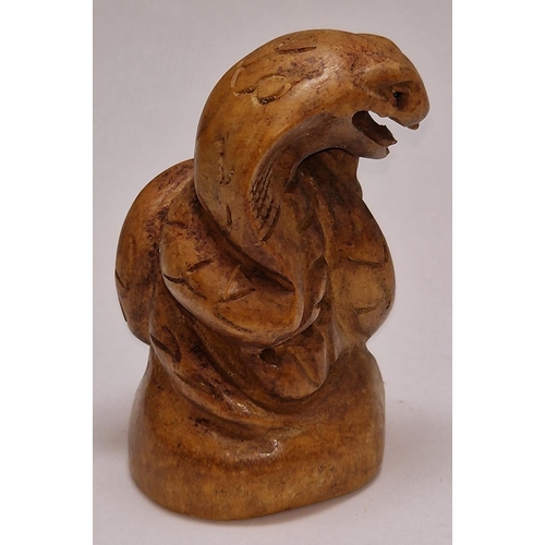 208 - A Netsuke snake.