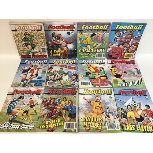 73 - Collection of Football picture story monthly comics appearing mainly in Excellent conditions.