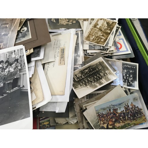 233 - Suitcase containing large collection of various ephemera to include vintage annuals and early photog... 