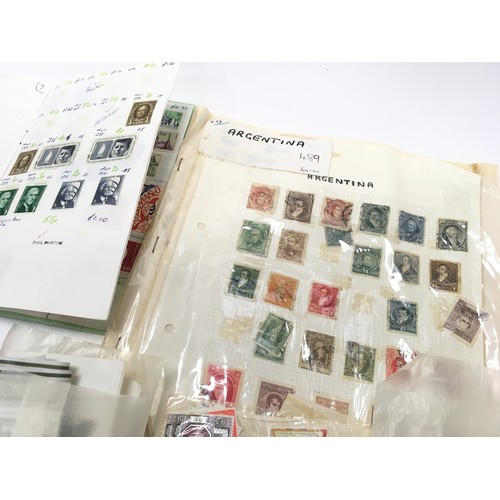 217 - Collection of GB and world stamps to include mint and used.