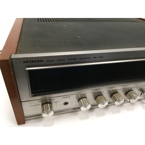 310 - Hitachi SR-1100 vintage stereo hi-fi amplifier.