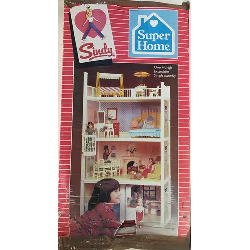 88 - Boxes of various Sindy related toys. To include - Bedroom extension - Super Home - Music Centre - Wa... 