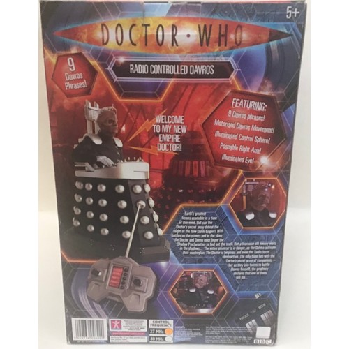 92 - Doctor Who Radio Controlled Davros, Factory Sealed In Box from the tenth Dr Who series 4 in 2008. Co... 