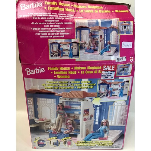 101 - A selection of various Barbie house furniture items to include seats - shop units - sink units etc. ... 