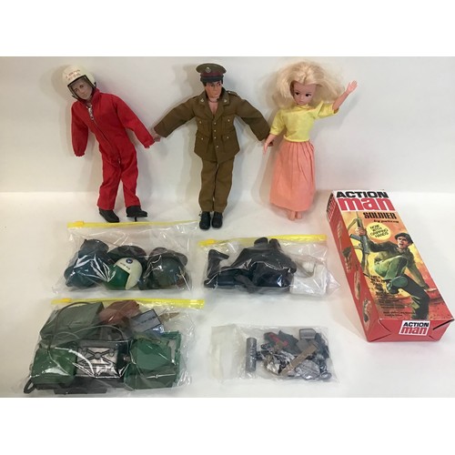 109 - Super collection of various action man related items to include many outfits and accessories along w... 