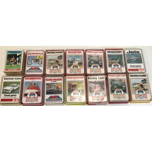 113 - Collection of 13 boxed set of Trump cards to include - Racing Cars - Military Planes - Dragsters - H... 