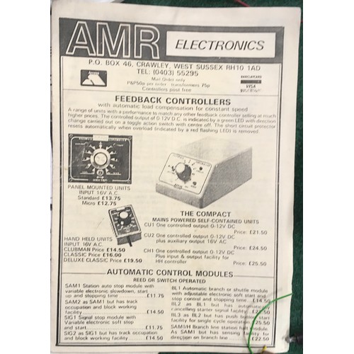 344 - A collection of Hornby, Triang, Trix, Hammant & Morgan and other power supply units, Resistance cont... 